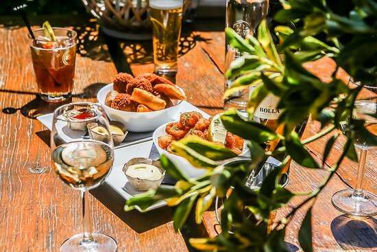 lekker borrelen op het